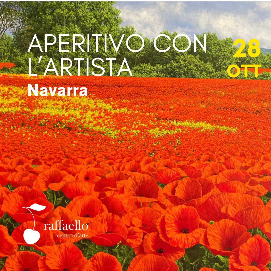 “Aperitivo con l’artista”, le opere di Navarra protagoniste al “Centro d’arte Raffaello" di Palermo
