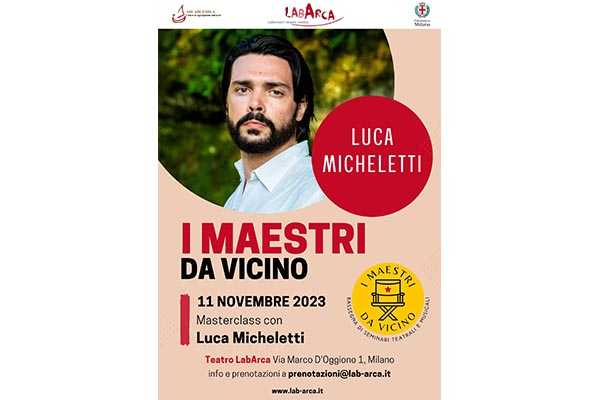 Luca Micheletti | Masterclass a LabArca