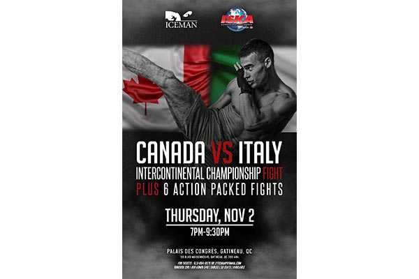 Fight Night a Ottawa, sfida di kickboxing tra Canada e Italia. Tutti i dettagli