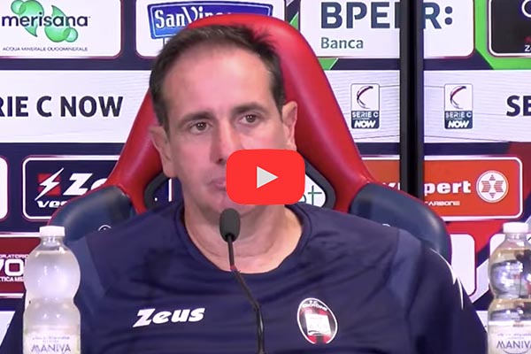 Calcio Serie C: Crotone, Mister Zauli affronta la sfida contro il Latina, ecco le strategie vincenti del tecnico. Video