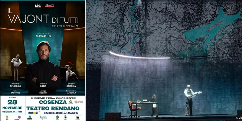 In arrivo al Rendano di Cosenza l'emozionante Opera teatrale "Il Vajont di tutti - Riflessi di Speranza", dedicata al Rispetto dell'Ambiente