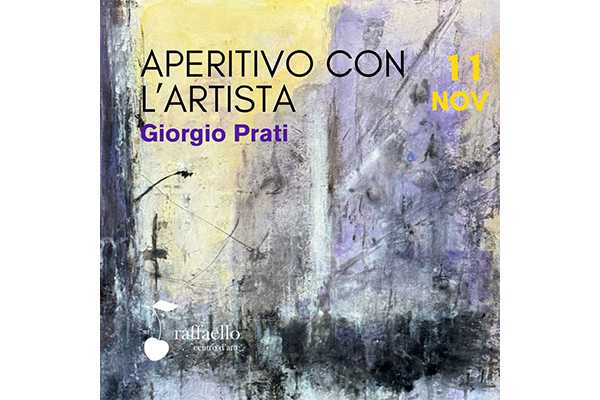 Al “Centro d’arte Raffaello” di Palermo la personale di Giorgio Prati nell’ambito della rassegna “Aperitivo con l’artista”