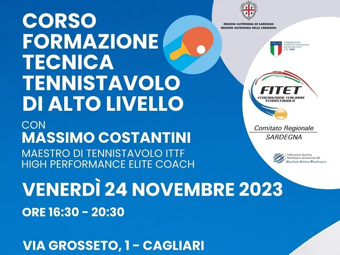 Tennistavolo in Sardegna: cronache pongistiche del 9 novembre 2023