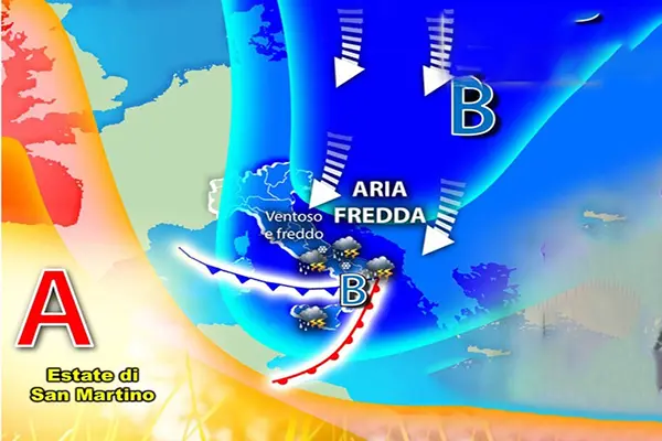 Previsioni meteo: weekend tra sole e tempesta con il Ciclone di San Martino. Tutti i dettagli