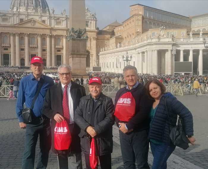 L’AVIS Calabria a Roma per l'udienza generale Papale