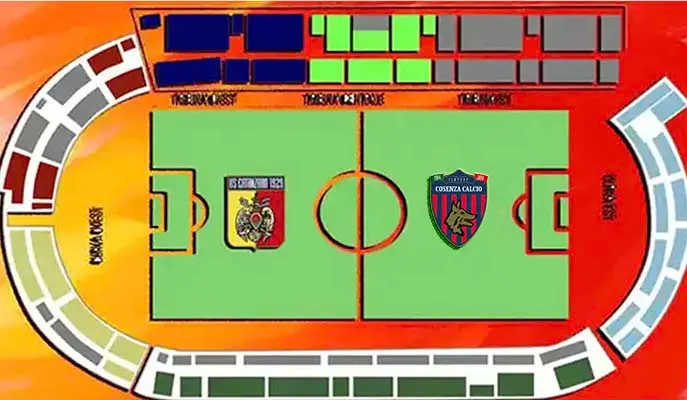 Calcio Serie BKT. Catanzaro-Cosenza: Info Biglietti. Ecco i prezzi dei tagliandi, punti prevendita esterni, on-line e settore ospiti, i dettagli