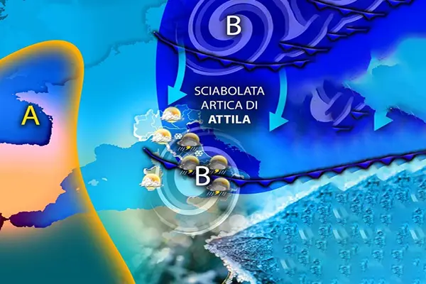 Previsioni Meteo: Inverno in Arrivo - Attila, la sciabolata artica, porta freddo, vento e neve