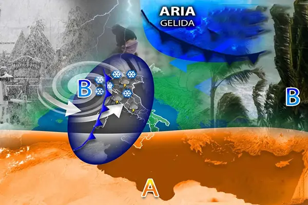 Previsioni Meteo: grande freddo e nevicate in arrivo - l'inverno si fa sentire. Tutti i dettagli