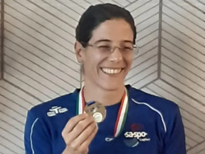 Sa.Spo. Cagliari: Francesca Secci impegnata con la vasca corta agli Italiani FINP di Ostia