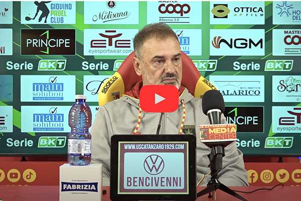 Calcio Serie B. Vivarini: Catanzaro pronto a sfidare il Palermo - una vittoria che dà consapevolezza. Video
