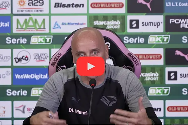 Calcio Serie B. Mister Corini al crocevia: strategie e sfide emotive alla vigilia di Palermo-Catanzaro. Video