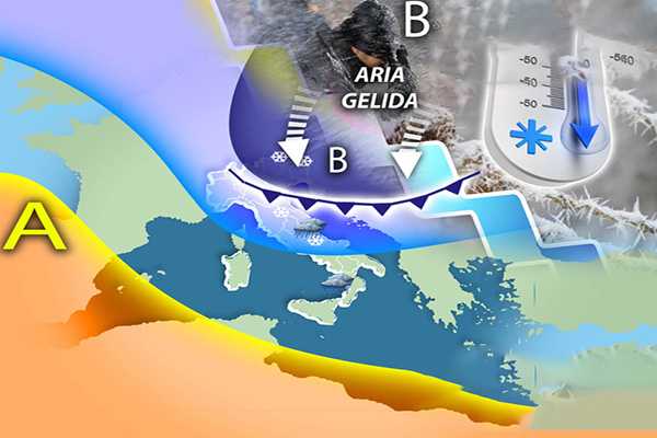 Meteo: Allerta Rossa in Emilia Romagna poi per il primo weekend di dicembre - freddo artico e neve a bassa quota - previsioni dettagliate.