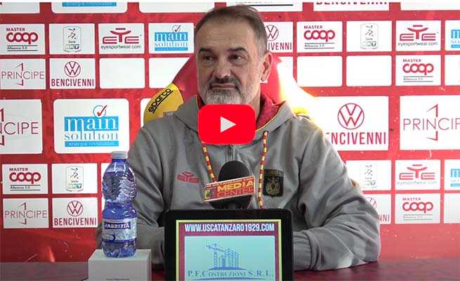 Calcio Serie B Vivarini: Catanzaro determinato a Vincere contro il Pisa: Video