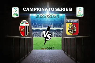 Calcio Serie B: Ascoli-Catanzaro 1-0. Mendes piega i giallorossi. Il commento e interviste post-partita del tecnico (Highlights-video)