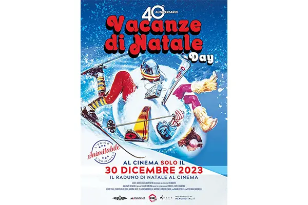 Cresce l’attesa per il VACANZE DI NATALE DAY: a 40 anni dall’uscita “VACANZE DI NATALE” torna al cinema solo il 30 dicembre in versione restaurata e rimasterizzata.