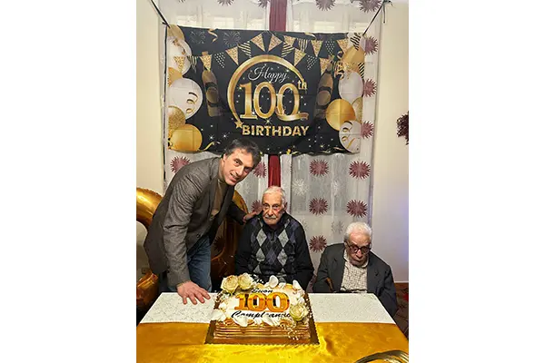 Il 100esimo compleanno di Salvatore Alfieri accolto dal Sindaco Fiorita in una giornata memorabile a Catanzaro