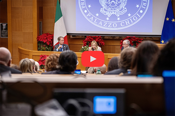 Conferenza stampa del Presidente Meloni Video