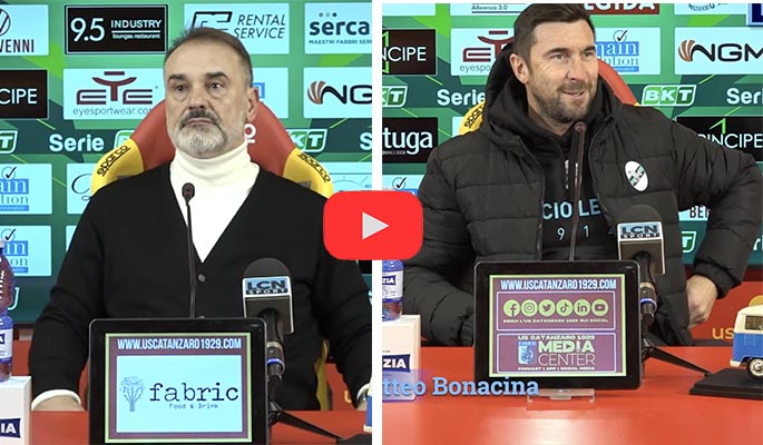 Cinque Gol nel Thriller Catanzaro vs. Lecco: Le Interviste con Bonazzoli e Vivarini