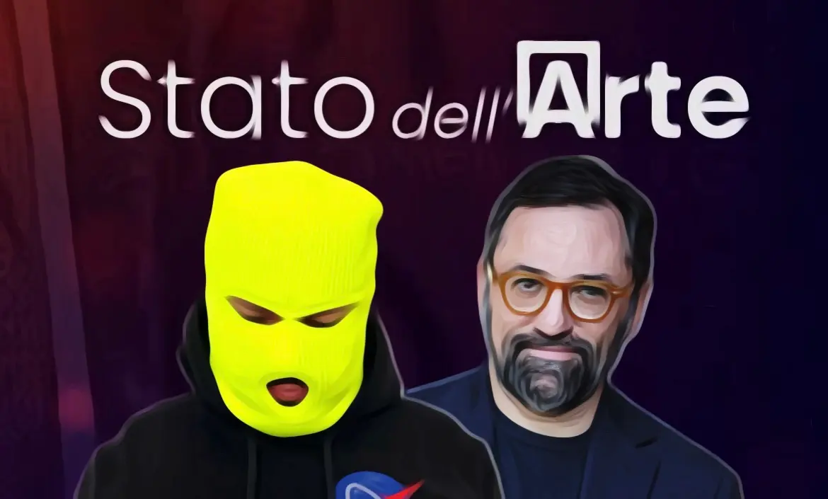 Cupydo in TV si svela a “Stato dell’Arte” dagli NFT alla Cazzimma