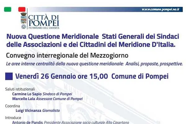 La nuova Questione Meridionale riunisce gli Stati generali dei Sindaci e delle Associazioni