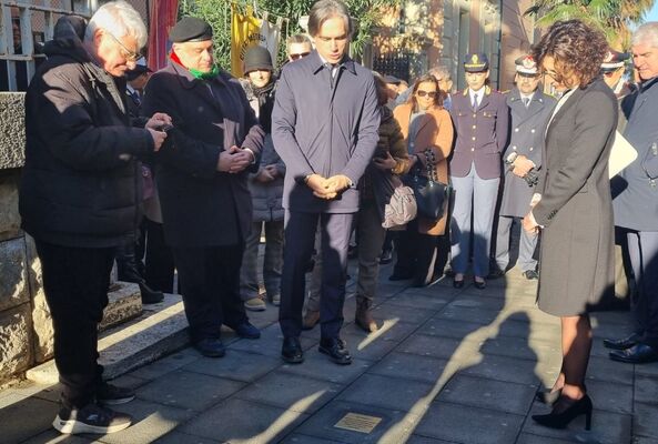 Pietra d'inciampo a Reggio Calabria per vittime Shoah