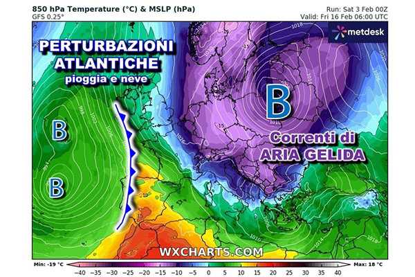 Previsioni Meteo. Cambiamento meteorologico imminente: l'Italia al centro di una sfida tra freddo e perturbazioni