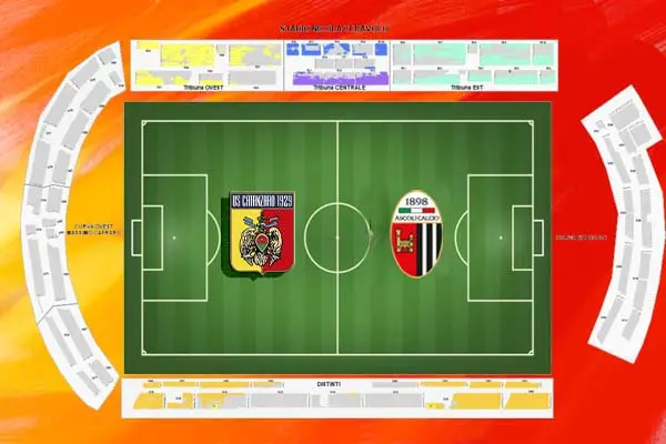 Calcio. Catanzaro-Ascoli: Info Biglietti. Ecco i prezzi dei tagliandi, punti prevendita esterni, on-line e settore ospiti, i dettagli
