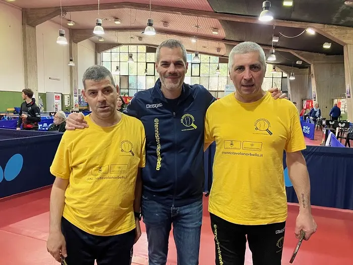 Tennistavolo Norbello: terminato il campionato paralimpico di A2 classe 6-10