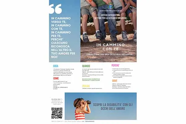 Cammino di Inclusione: formazione pastorale sulla fede e la disabilità. “In cammino verso te, in cammino con te, in cammino per te"