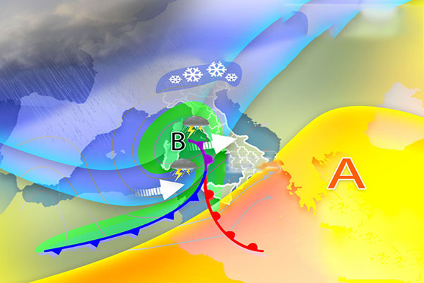 Previsioni meteo. Anticiclone Valentino: una settimana di clima mite prima del rientro dell'inverno con piogge e neve