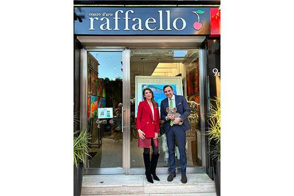 Il consigliere comunale Antonio Rini in visita al “Centro d’arte Raffaello” di Palermo nella giornata di San Valentino.