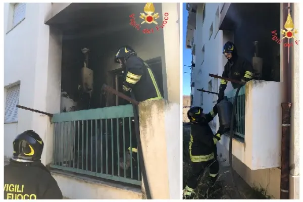 Incendio alla caldaia: intervento  dei Vvf a Sellia Marina