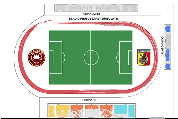 Calcio. Cittadella-Catanzaro: la prevendita per il settore ospiti “curva nord – 1.144 posti”