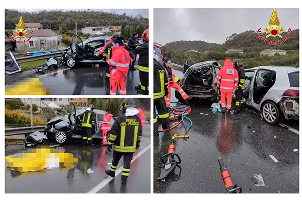 Tragico Incidente mortale sulla SS107 a Crotone: due vittime e feriti gravi  in un frontale
