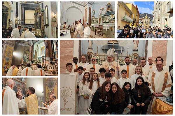 Monsignor Maniago a Gimigliano per ricordare il ritorno del quadro rubato dai Francesi