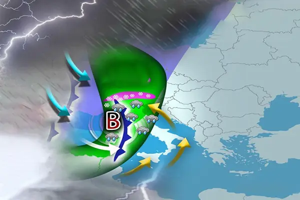 Il Ritorno del maltempo: weekend di piogge, temporali e neve. ecco le zone coinvolte