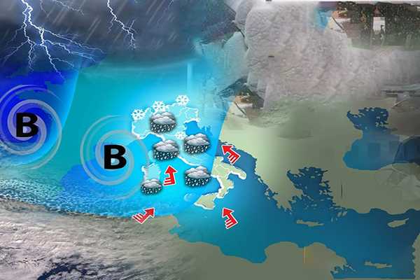 Previsioni meteo. Allerta meteo: tempeste in arrivo sull'Italia nel weekend