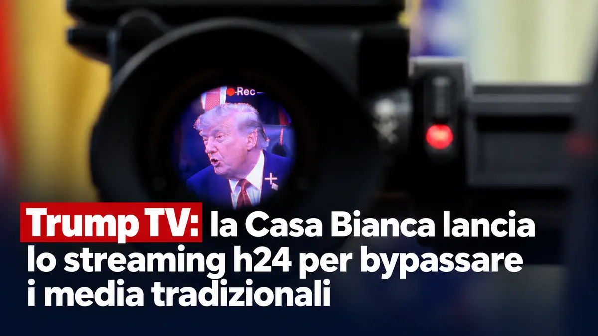 Trump TV: la Casa Bianca lancia lo streaming h24 per bypassare i media tradizionali