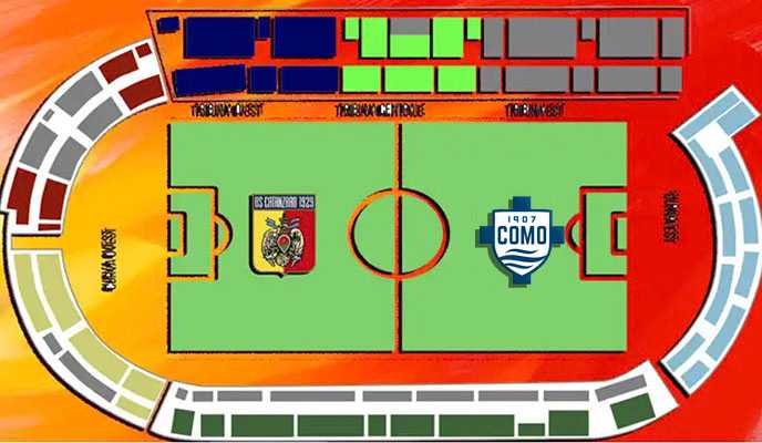 Calcio Serie B. Scatta la corsa ai biglietti: Catanzaro-Como, la battaglia in campo si vive prima online!