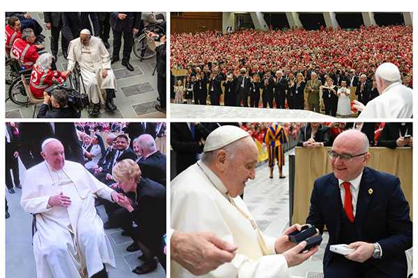 Udienza in Vaticano: 6.000 Volontari della Croce Rossa Italiana Accolti da Papa Francesco (Video)