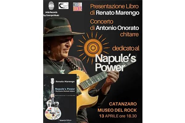 Catanzaro. Museo De Rock, omaggio di Antonio Onorato al Napule's Power