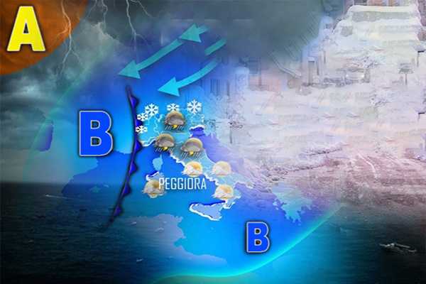 Previsioni meteo: avviso di maltempo imminente con possibile ritorno all'inverno