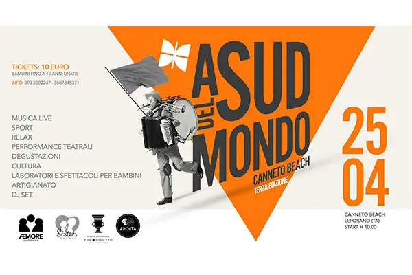 Teatro, Musica, Workshop e laboratori: arriva a sud del mondo