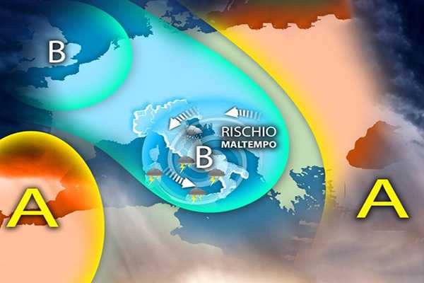 Previsioni meteo. Maltempo imperversa: venerdì di turbolenze climatiche in Italia