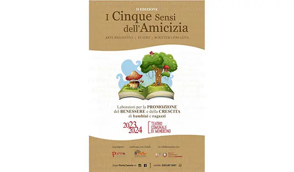 La compagnia teatrale Porta Cenere presenta il progetto "I 5 sensi dell'amicizia"