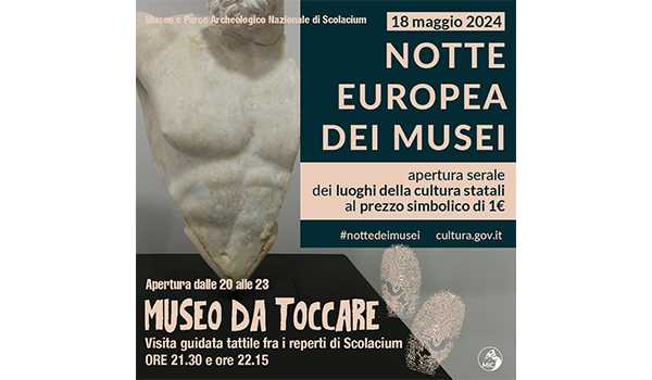 Borgia (CZ). Notte Europea dei Musei: Museo da toccare.