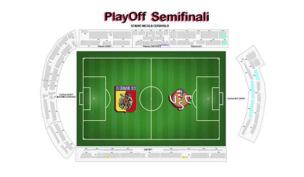 Calcio Playoff Semifinali. Catanzaro – Cremonese: le info per la prevendita dei biglietti