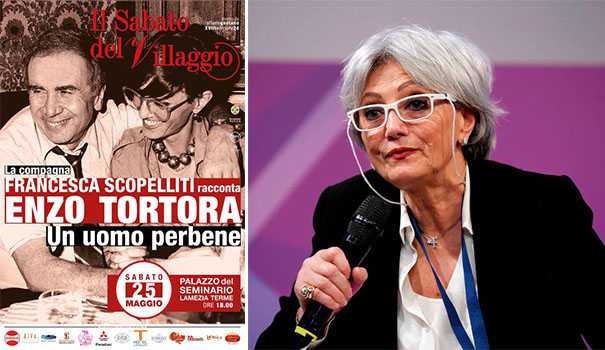 La senatrice Francesca Scopelliti al «Sabato del Villaggio»