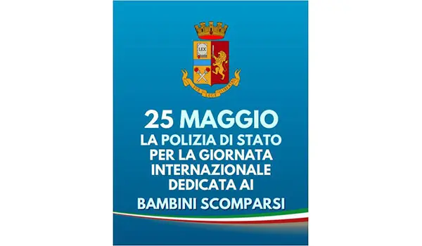 Catanzaro: 25 maggio 2024 - Giornata internazionale dei bambini scomparsi