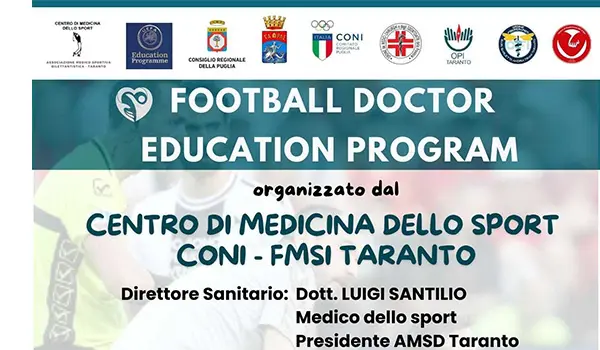 I medici della Uefa a Taranto per formare i club sportivi pugliesi